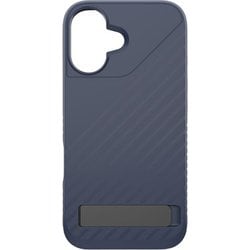 702315254 [デナリ スナップ キックスタンド ネイビー iPhone 16 プレミアムスマホケース 5m落下試験合格 MagSafe対応 ダイヤモンドより強力な炭素原子グラフェン＋SGDsリサイクル材 米軍MIL規格標準品]