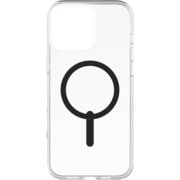 702316292 [クリスタルパレス スナップ クリア ブラック iPhone 16 Pro Max プレミアムスマホケース 4m落下試験合格 MagSafe対応 黄ばみ防止 クリアケース ダイヤモンドより強力な炭素原子グラフェン＋SGDsリサイクル材 米軍MIL規格標準品]