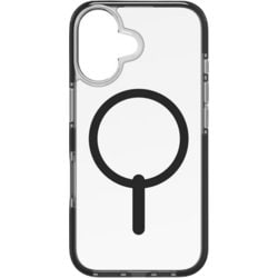 702316293 [サンタクルーズスナップ ブラック iPhone 16 プレミアムスマホケース 4m落下試験合格 MagSafe対応 黄ばみ防止 クリアケース ダイヤモンドより強力な炭素原子グラフェン＋SGDsリサイクル材 米軍MIL規格標準品]