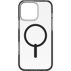 702316296 [サンタクルーズスナップ ブラック iPhone 16 Pro Max プレミアムスマホケース 4m落下試験合格 MagSafe対応 黄ばみ防止 クリアケース ダイヤモンドより強力な炭素原子グラフェン＋SGDsリサイクル材 米軍MIL規格標準品]