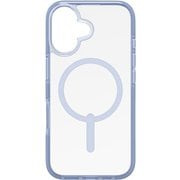 702316297 [サンタクルーズスナップ フォギーブルー iPhone 16 プレミアムスマホケース 4m落下試験合格 MagSafe対応 黄ばみ防止 クリアケース ダイヤモンドより強力な炭素原子グラフェン＋SGDsリサイクル材 米軍MIL規格標準品]