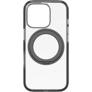 702316335 [サンタクルーズスナップ360°ラウンドキックスタンド ブラック iPhone 16 Pro プレミアムスマホケース4m落下試験合格 MagSafe対応 黄ばみ防止 クリア ダイヤモンドより強力な炭素原子グラフェン＋リサイクル材 米軍MIL規格標準品]