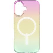 702316345 [ミラノ スナップ 彩色オーロラ iPhone 16 プレミアムスマホケース 4m落下試験合格 MagSafe対応 黄ばみ防止 クリアケース ダイヤモンドより強力な炭素原子グラフェン＋SGDsリサイクル材 米軍MIL規格標準品]