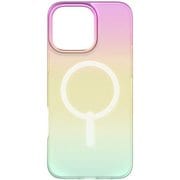 702316348 [ミラノ スナップ 彩色オーロラ iPhone 16 Pro Max プレミアムスマホケース 4m落下試験合格 MagSafe対応 黄ばみ防止 クリアケース ダイヤモンドより強力な炭素原子グラフェン＋SGDsリサイクル材 米軍MIL規格標準品]