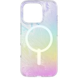 702316359 [ミラノ スナップ 彩色オーロラ舞羽 iPhone 16 Pro プレミアムスマホケース 4m落下試験合格 MagSafe対応 黄ばみ防止 クリアケース ダイヤモンドより強力な炭素原子グラフェン＋SGDsリサイクル材 米軍MIL規格標準品]