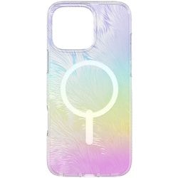 702316360 [ミラノ スナップ 彩色オーロラ舞羽 iPhone 16 Pro Max プレミアムスマホケース 4m落下試験合格 MagSafe対応 黄ばみ防止 クリアケース ダイヤモンドより強力な炭素原子グラフェン＋SGDsリサイクル材 米軍MIL規格標準品]