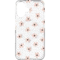 702316369 [ミラノ スナップ 芝さくら花柄 iPhone 16 プレミアムスマホケース 4m落下試験合格 MagSafe対応 黄ばみ防止 クリアケース ダイヤモンドより強力な炭素原子グラフェン＋SGDsリサイクル材 米軍MIL規格標準品]
