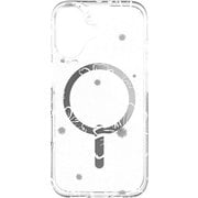 702316385 [ミラノ スナップ 花柄 iPhone 16 プレミアムスマホケース 4m落下試験合格 MagSafe対応 黄ばみ防止 クリアケース ダイヤモンドより強力な炭素原子グラフェン＋SGDsリサイクル材 米軍MIL規格標準品]