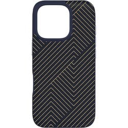 702316407 [ロンドン スナップ ネイビー iPhone 16 Pro エグゼクティブスマホケース 4m落下試験合格 MagSafe対応 ダイヤモンドより強力な炭素原子グラフェン＋SGDsリサイクル材 米軍MIL規格標準品]