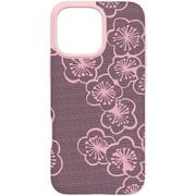702316432 [ロンドン スナップ ピンク桜 iPhone 16 Pro Max エグゼクティブスマホケース 4m落下試験合格 MagSafe対応 ダイヤモンドより強力な炭素原子グラフェン＋SGDsリサイクル材 米軍MIL規格標準品]