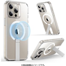 ESR Boost Flickstand Case （HaloLock） for iPhone 15 Pro Max-Clear [iPhone 15 Pro Maxケース専用 Magsafe Boostフリックスタンドケース]