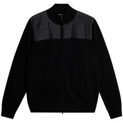 071-52915-46-019 [ゴルフウェアメンズ M56B Bridge Knitted Hybrid Sweater コート・ジャケット 046 ブラック]