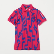 072-22841-40-074 [ゴルフウェアレディース W06A Tour Tech Print Polo シャツ 040 ピンク系]