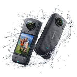 【使用数回美品】Insta360 X4 + 自転車撮影キット・自撮り棒 Amazon | Insta360 X4-8K防水360度アクションカメラ、4K広角動画