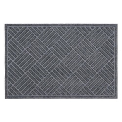 玄関マット 泥落とし 滑り止め 60×90cm グレー インテリアスタイル ND-3553