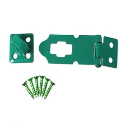掛金鉄製エメラルドグリーン塗装60mm （ヘッダーパック） NK-A-SP-EG-60