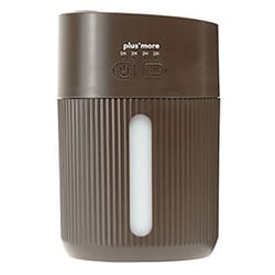 倒れても水がこぼれにくい 充電式コードレス上部給水加湿器 モカ PBAHF004-MO