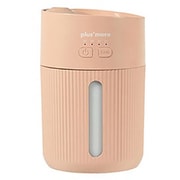 倒れても水がこぼれにくい 充電式コードレス上部給水加湿器 ペールレッド PBAHF004-PR