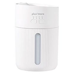 倒れても水がこぼれにくい 充電式コードレス上部給水加湿器 ホワイト PBAHF004-WH