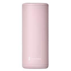 持ちやすいスリムカイロ カバー＆モバイルバッテリー機能付 スモーキーピンク LCAEA006-SP