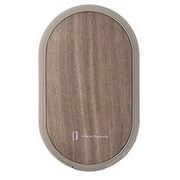 両手で使えるシェアカイロ モバイルバッテリー機能付 Premium WOOD グレージュウッド LCAEA007-GW
