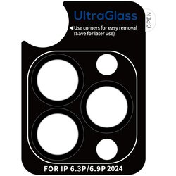 X00FX2044 [UltraGlass Camera Lens Protection iPhone 16 Pro/16 Pro Max用 Black]