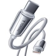 タイプC 60W急速充電 ケーブル 2m White X00FX2049
