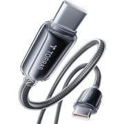 タイプC 60W急速充電 ケーブル 2m Black X00FX2050