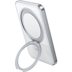5000mAh Ostand MagSafe対応 モバイル バッテリー White X00FX1357