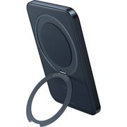 5000mAh Ostand MagSafe対応 モバイル バッテリー Black X00FX1358