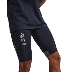 ライトスピードリアクトコンプレッションショート LSReactCompShorts MA7050B Black/White Reflective XSサイズ(日本：Sサイズ) [コンディショニングウェア タイツ メンズ]