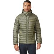 Men's Microlight Alpine Down Jacket QDB-12 Light Khaki Mサイズ(日本：Lサイズ) [アウトドア ダウンウェア メンズ]