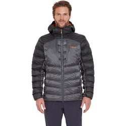 Men's Cirrus Ultra Insulated Hooded Jacket QIP-21 Anthracite/Graphene Mサイズ(日本：Lサイズ) [アウトドア 中綿ウェア メンズ]