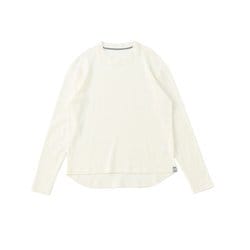 JP 190 ワッフル クルーネック ロングスリーブ SNUJ10056 171 Oyster White Lサイズ [フィットネス 長袖シャツ ユニセックス]