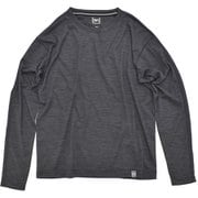 JP 140 アクティブ ロングスリーブ Tシャツ SNUJ10063 163 Charcoal Grey Mサイズ [フィットネス 長袖シャツ ユニセックス]