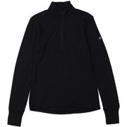ツンドラ175 ZIP 1/4 SNW020370 872 JET BLACK Mサイズ [フィットネス ヨガ シャツ レディース]