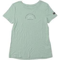 ウェルティー Tシャツ SNWP03162 14C LIGHT JADE/VARIOUS Mサイズ [フィットネス ヨガ シャツ レディース]