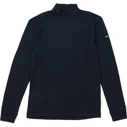 ツンドラ ZIP 1/4 SNM019380 W01 BLUEBERRY Sサイズ [フィットネス 長袖シャツ メンズ]