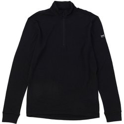 アークティク230 ZIP 1/4 SNM019940 872 JET BLACK Mサイズ [フィットネス 長袖シャツ メンズ]