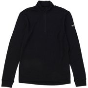 アークティク230 ZIP 1/4 SNM019940 872 JET BLACK Mサイズ [フィットネス 長袖シャツ メンズ]