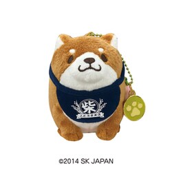 忠犬もちしば ぬいぐるみボールチェーン おかか おすわり