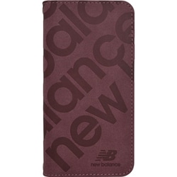 MD75535-2 [iPhone 16用 手帳型ケース スタンプロゴスエード BD]