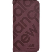 MD75536-2 [iPhone 16 Pro用 手帳型ケース スタンプロゴスエード BD]