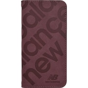 MD75537-2 [iPhone 16 Pro Max用 手帳型ケース スタンプロゴスエード BD]