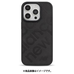 MD75539-1 [iPhone 16 Pro用 ケース カード収納スタンプロゴ BK]