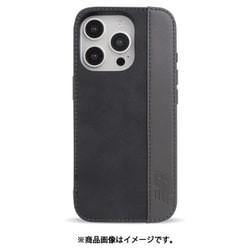 MD75541-1 [iPhone 16 Pro用 背面型ケース スタンドスエード BK]