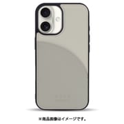 MD75546-2 [iPhone 16用 ケース カードポケットバイカラー GY]