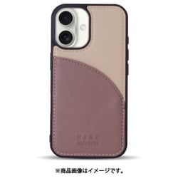 MD75546-4 [iPhone 16用 ケース カードポケットバイカラー CC]