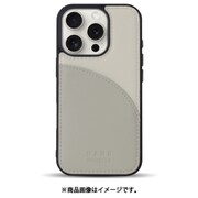 MD75547-2 [iPhone 16 Pro用 ケース カードポケットバイカラー GY]