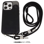 MD75549-1 [iPhone 16 Pro用 背面型ケース ストラップバイカラー BK]